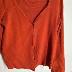 Boden Rust Cardigan EUC